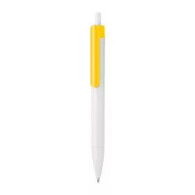Golyóstoll színes klipsszel (13,9 × ø 1,1 cm, Sárga)