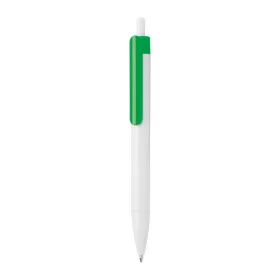 Golyóstoll színes klipsszel (13,9 × ø 1,1 cm, Zöld)