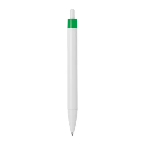 Golyóstoll színes klipsszel (13,9 × ø 1,1 cm, Zöld)