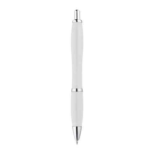 Klasszikus műanyag golyóstoll (14,5 × ø 1,3 cm, Fehér)