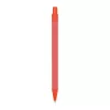Papír és kukoricából készült golyóstoll (14,5 × ø 0,9 cm, Piros)