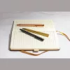 Nyomógombos alumínium golyóstoll (14,2 ø 1 cm, Sötétszürke)