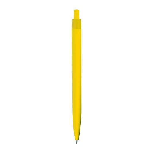 Műanyag golyóstoll (14,3 × ø 1 cm, Sárga)