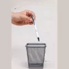 Fém golyóstoll 3 díszítő gyűrűvel (13,6 × ø 1 cm, Fehér)