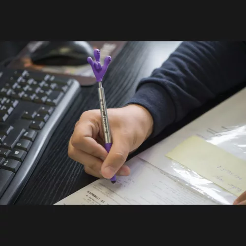 "Fun Hands" golyóstoll érintőképernyőhöz (17,8 × ø 1 cm, Lila)