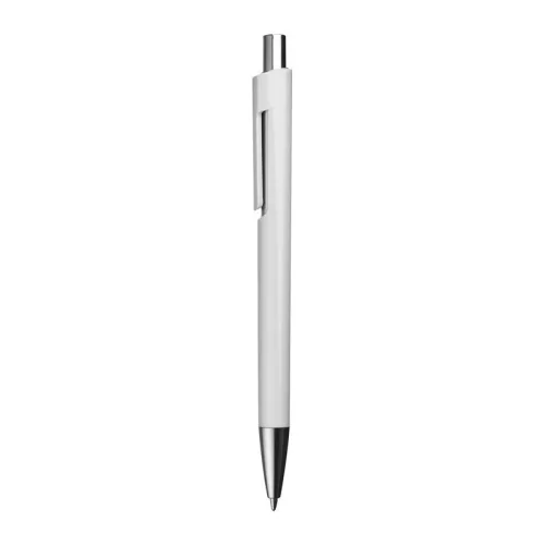 Műanyag golyóstoll (14 × ø 1,1 cm, Fehér)