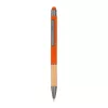 Fém golyóstoll érintőképernyőhöz (ø 1 × 14,9 cm, Narancssárga)