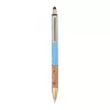 Golyóstoll parafa markolattal (ø 1 × 15 cm, Világos Kék)