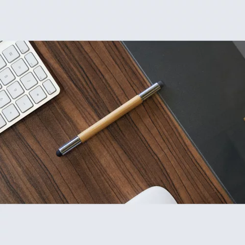 2 az 1-ben bambusz golyóstoll