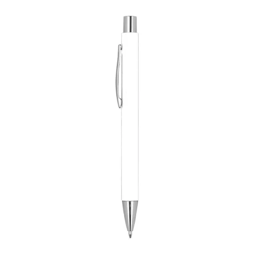 Karton golyóstoll (ø 1,1 × 14,4 cm, Fehér)