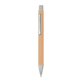 Karton golyóstoll (ø 1,1 × 14,4 cm, Bézs)