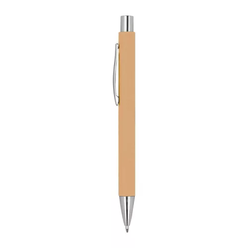 Karton golyóstoll (ø 1,1 × 14,4 cm, Bézs)