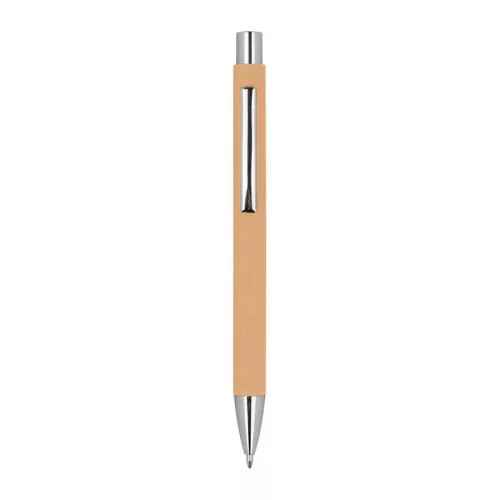 Karton golyóstoll (ø 1,1 × 14,4 cm, Bézs)