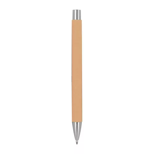 Karton golyóstoll (ø 1,1 × 14,4 cm, Bézs)