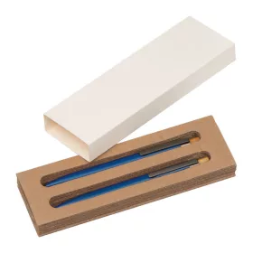 Alumínium írószer készlet (Kék)