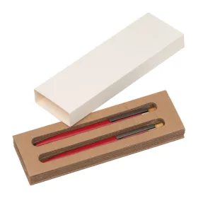 Alumínium írószer készlet (Piros)