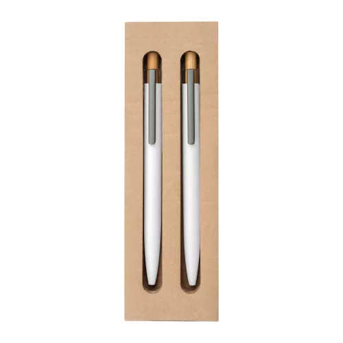 Alumínium írószer készlet (Fehér)