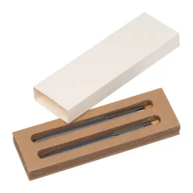 Alumínium írószer készlet (Sötétszürke)