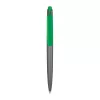 Újrahasznosított műanyag golyóstoll (ø 1 x 14,3 cm, Zöld)
