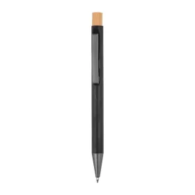   Újrahasznosított alumínium golyóstoll (ø 1 x 14,2 cm, Fekete)