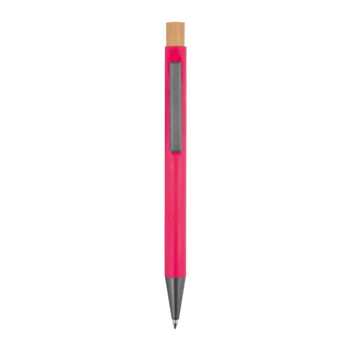 Újrahasznosított alumínium golyóstoll (ø 1 x 14,2 cm, Rózsaszín)