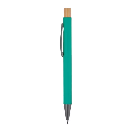 Újrahasznosított alumínium golyóstoll (ø 1 x 14,2 cm, Türkiz)