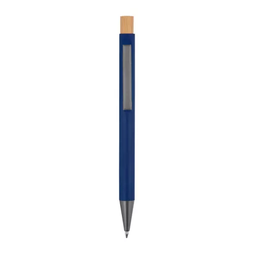 Újrahasznosított alumínium golyóstoll (ø 1 x 14,2 cm, Sötétkék)