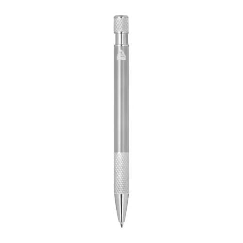 Golyóstoll mintás markolattal (ø 1 x 14,2 cm, Szürke)