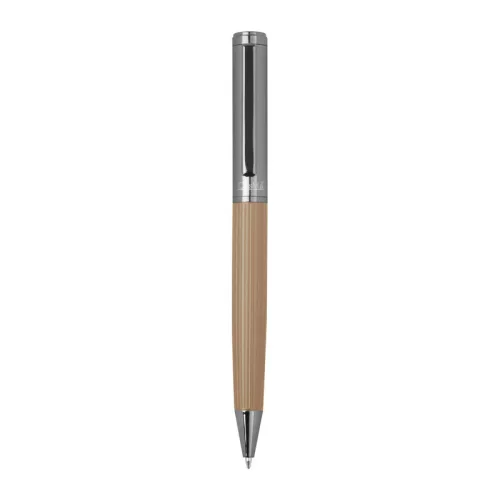 CrisMa golyóstoll bordázott markolattal (ø 1,1 x 14,2 cm, Bézs)