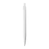 Fehér műanyag golyóstoll (14,3 × ø 1 cm, Fehér)