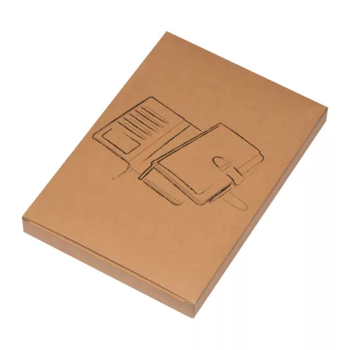 A5 jegyzetfüzet kártyatartóval (Kék)