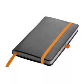 A6 divatos műbőr jegyzetfüzet (Narancssárga)