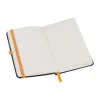 A6 divatos műbőr jegyzetfüzet (Narancssárga)