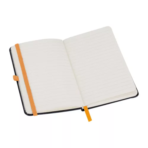 A6 divatos műbőr jegyzetfüzet (Narancssárga)