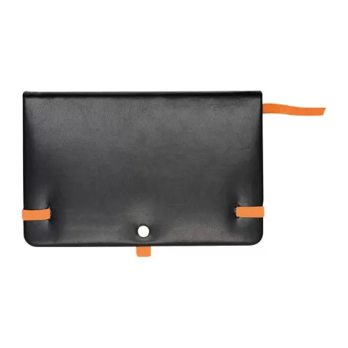 A6 divatos műbőr jegyzetfüzet (Narancssárga)