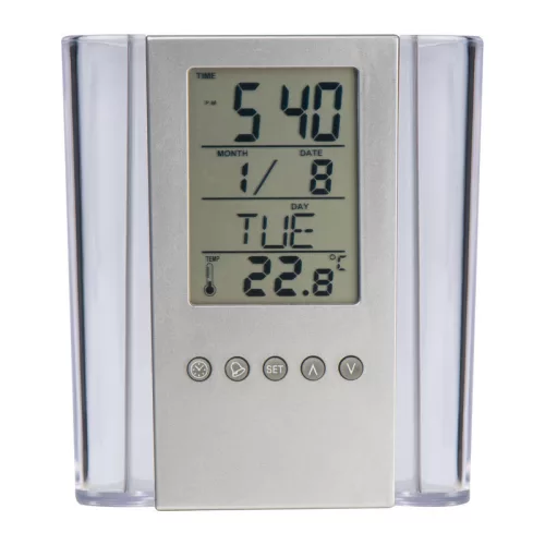 Akril asztali írószertartó