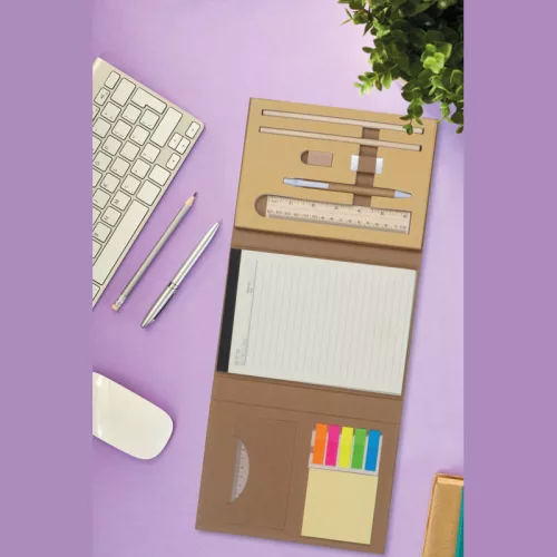 Környezetbarát írószer készlet mappával