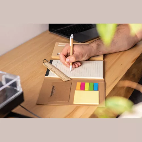 Környezetbarát írószer készlet mappával