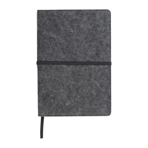 A5 méretű filc borítós jegyzetfüzet