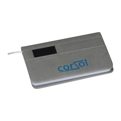 A6 jegyzetfüzet tolltartóval (Szürke)