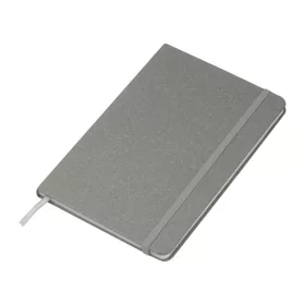 A5 jegyzetfüzet újrahasznosított papírból (Szürke)