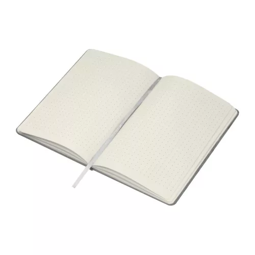 A5 jegyzetfüzet újrahasznosított papírból (Szürke)
