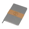 A5 jegyzetfüzet újrahasznosított papírból (Szürke)
