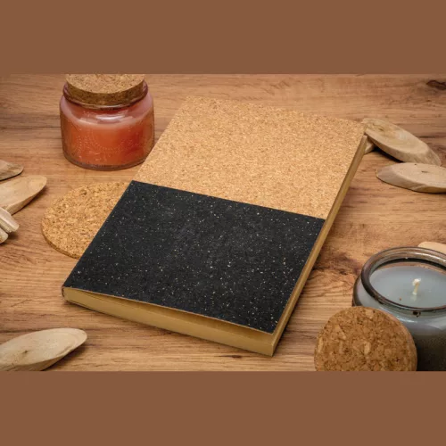 A5 parafa jegyzetfüzet (Fekete)