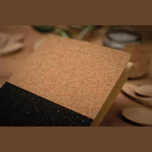 A5 parafa jegyzetfüzet (Fekete)