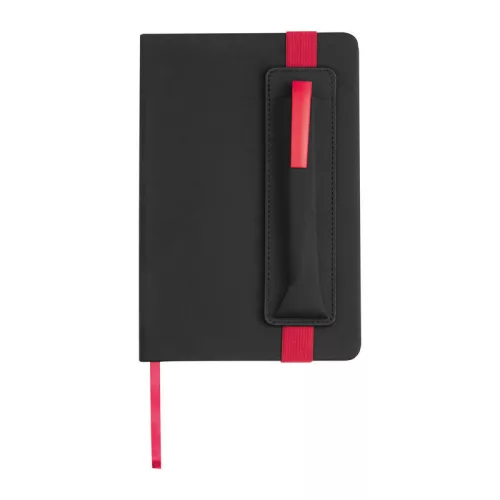 A5 jegyzetfüzet golyóstollal (Piros)