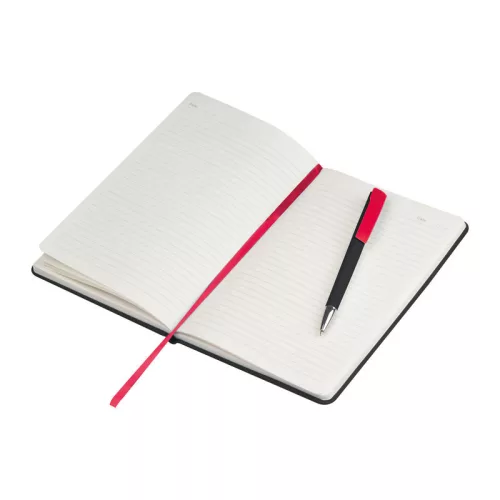 A5 jegyzetfüzet golyóstollal (Piros)