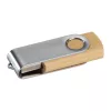 Twist USB Stick with medium wood cover 8GB