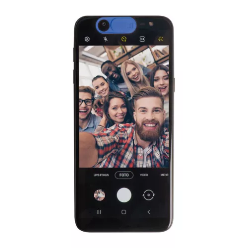 Mobiltelefon kamera takaró (Kék)