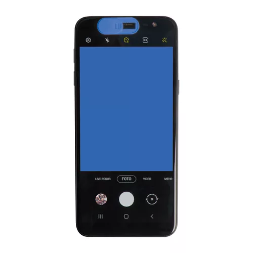 Mobiltelefon kamera takaró (Kék)